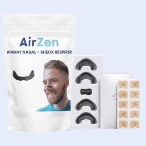 Aimant Nasal AirZen™ - Anti ronflement, sport, meilleur respiration